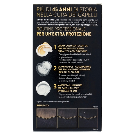 Syoss By Palette oleo intense Nero Intenso 1-10